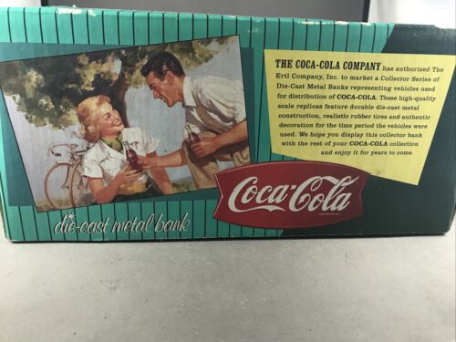 VINTAGE 1995 ERTL 1953 COCA-COLA TRUCK DIE-CAST METAL BANK - Picture 3 of 6
