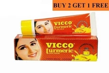 Vicco Turmeric Skin Cream Fairness Scars Acne Pimples Burns 50g BUY 2 GET 1 Free