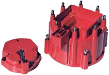 Proform 66947RC V8 HEI Distributor Cap,  and Rotor Kit; Red Cap
