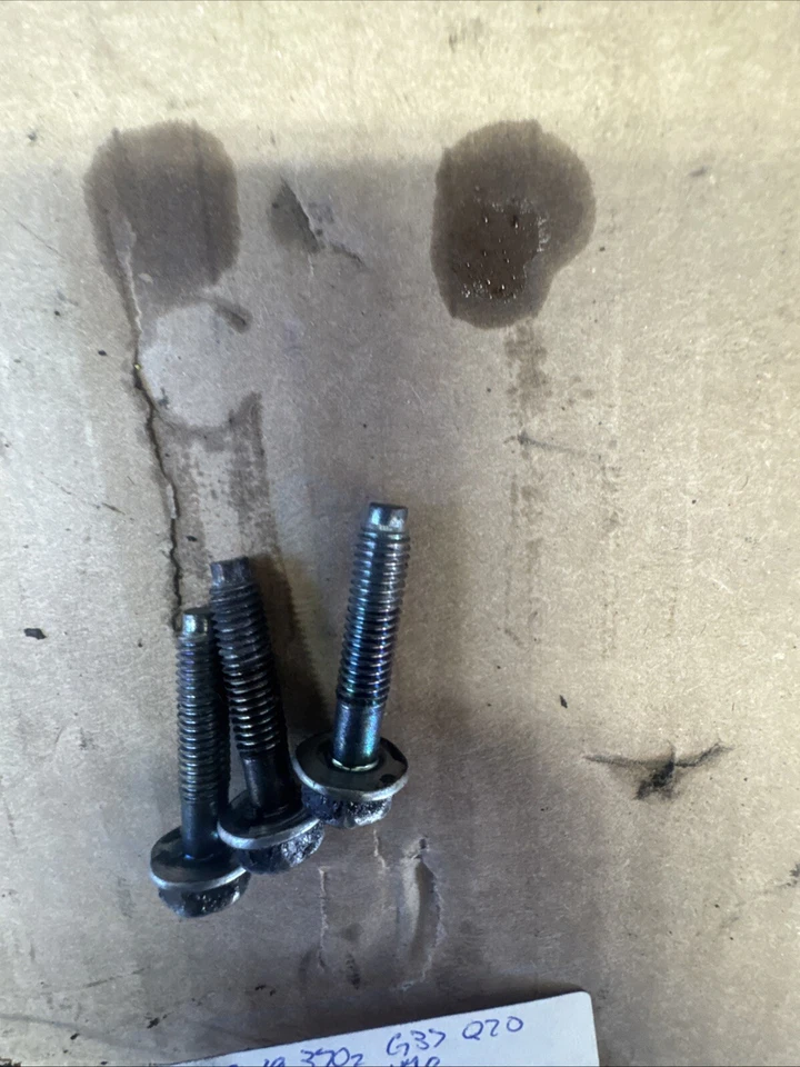 09-19 Nissan 370z Infiniti G37 Q70 Termostato Carcasa Pernos Juego de 3 11916-31U0B Foto 4 de 4