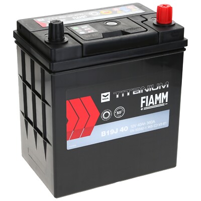 Autobatterie 12V 40Ah 360A/EN Fiamm Titanium Black B19J40 Starterbatterie PKW