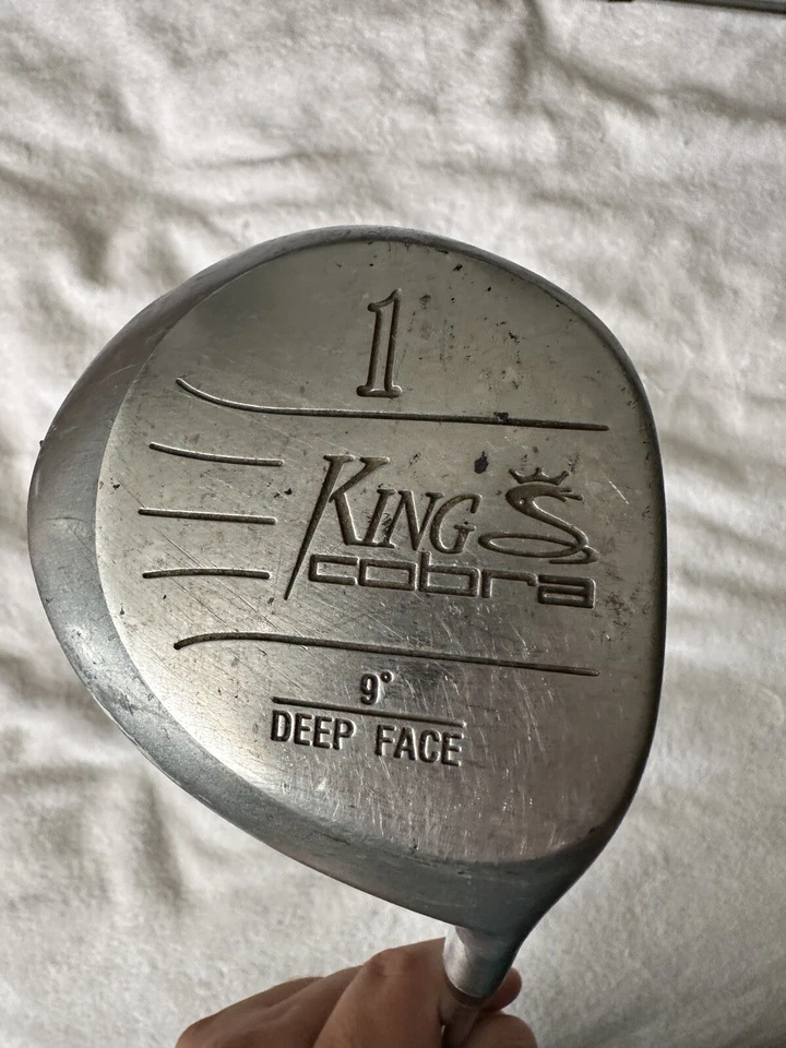 King Cobra Driver 1 Club Deep Face 9 & King Snake Over Size 8 Steel Club - Image 2 of 4