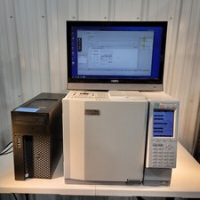 Shimadzu GC-2010 Plus Gas Chromatograph w/ PC + Software + Accessories