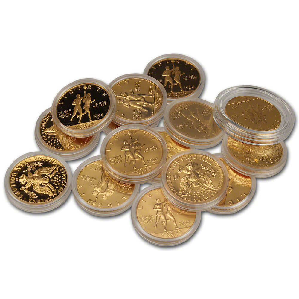 FIVE (5) US Gold $10 Commemorative Coins (.48375 oz) - Random Date
