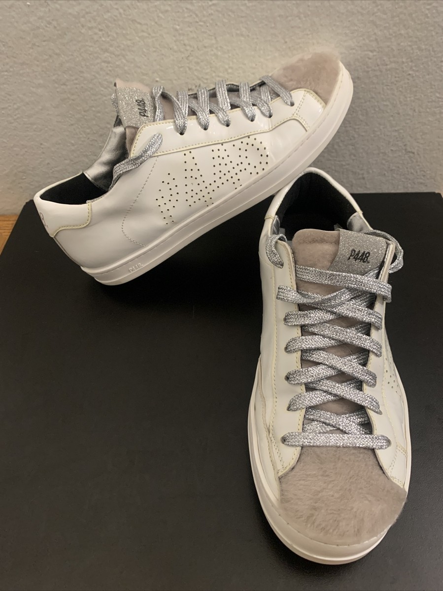 P448 Femme Leopard P448 Chaussures P448 Sneakers Gris Clair Femme YOOX