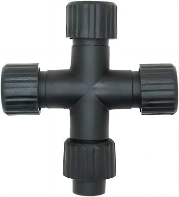 LIGHTSGO IP44 Waterproof Outdoor ✚ shape 4 Ways Cable Connector for Christmas Fairy Light