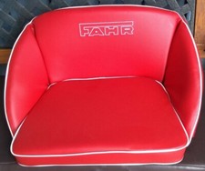 FAHR D15 D17 Traktorkissen Sitzkissen Kissen Traktor Trecker Schlepper Rot