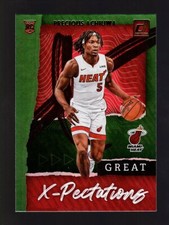 2020-21 DONRUSS GREAT X-PECTATIONS GREEN FLOOD #20 PRECIOUS ACHIUWA RC RAPTORS