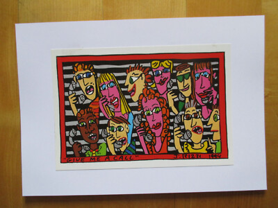 James Rizzi - Reprodruck - B.-Nr.: 2182 - DIN A4 (21x29,7cm)