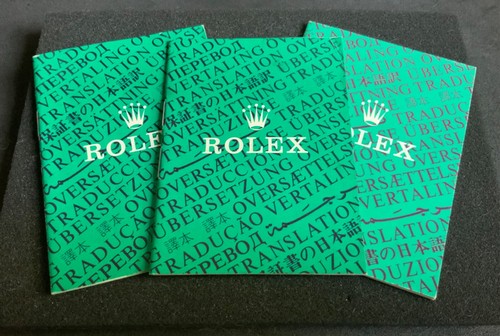 Authentic ROLEX TRANSLATION Booklet 1986-1997 Choose Date For GMT Daytona Sub…