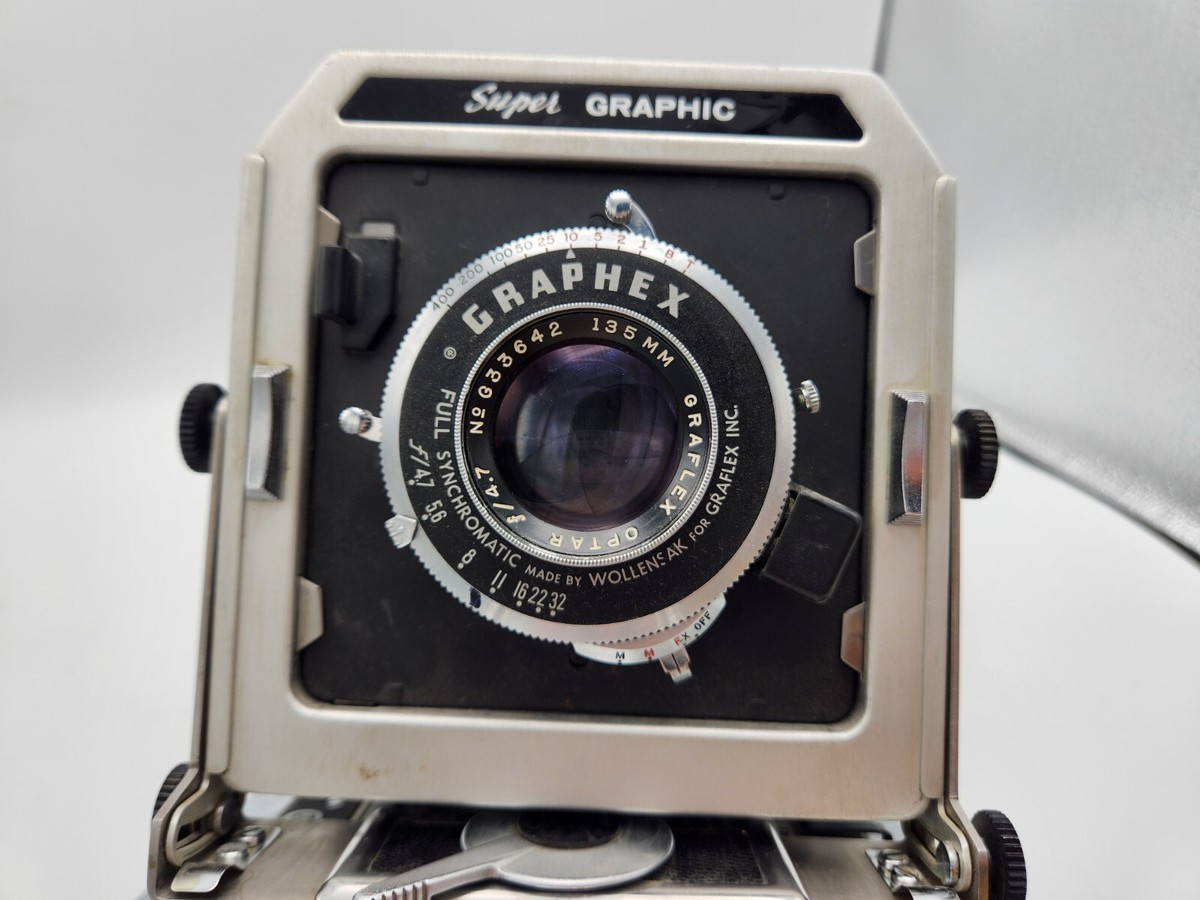 Graflex 4x5 Super Graphic Large Format Press Camera w/ Optar Graflex 4x5 Super Graphic Large Format Press Camera w/ Optar