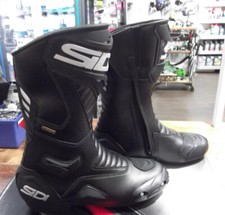 Image of SIDI PERFORMER GORE BLACK WATERPROOF GORETEX MOTORCYCLE MOTORBIKE BIKE BOOTS 43