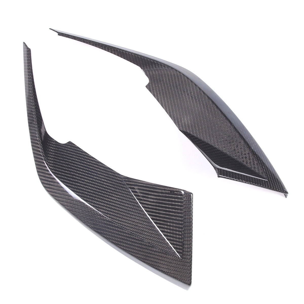 Real Carbon Fiber Rear Tail Light Lamp Cover Trim For Lamborghini URUS 18-23 US