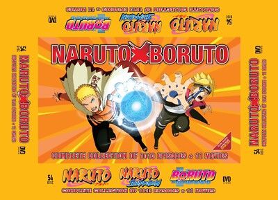 DVD Naruto X Boruto Complete Collection of 1013 episodes + 11Movies (Englis Dub)