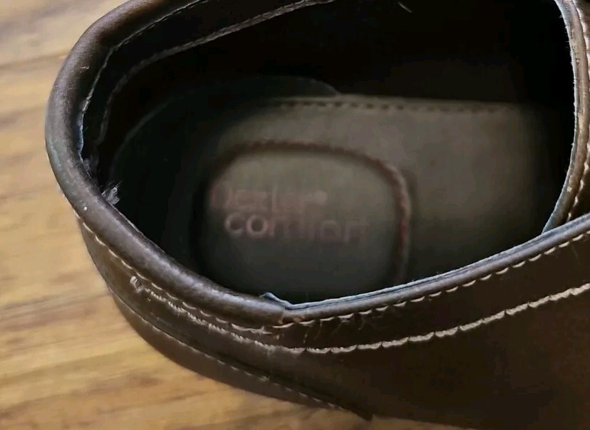 SAOLA Oxford Dexter casual comfort uomo marrone pelle sintetica stringate taglia 12