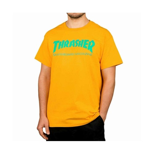 Camiseta THRASHER Skate Mag manga corta DORADA - Imagen 2 de 2