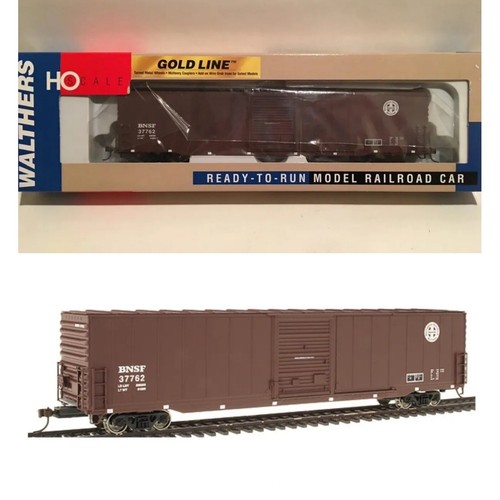 Walthers Gold Line 932-35513 60' autopartes caja puerta única coche ~ BNSF #37762 Ho | Zustand: New