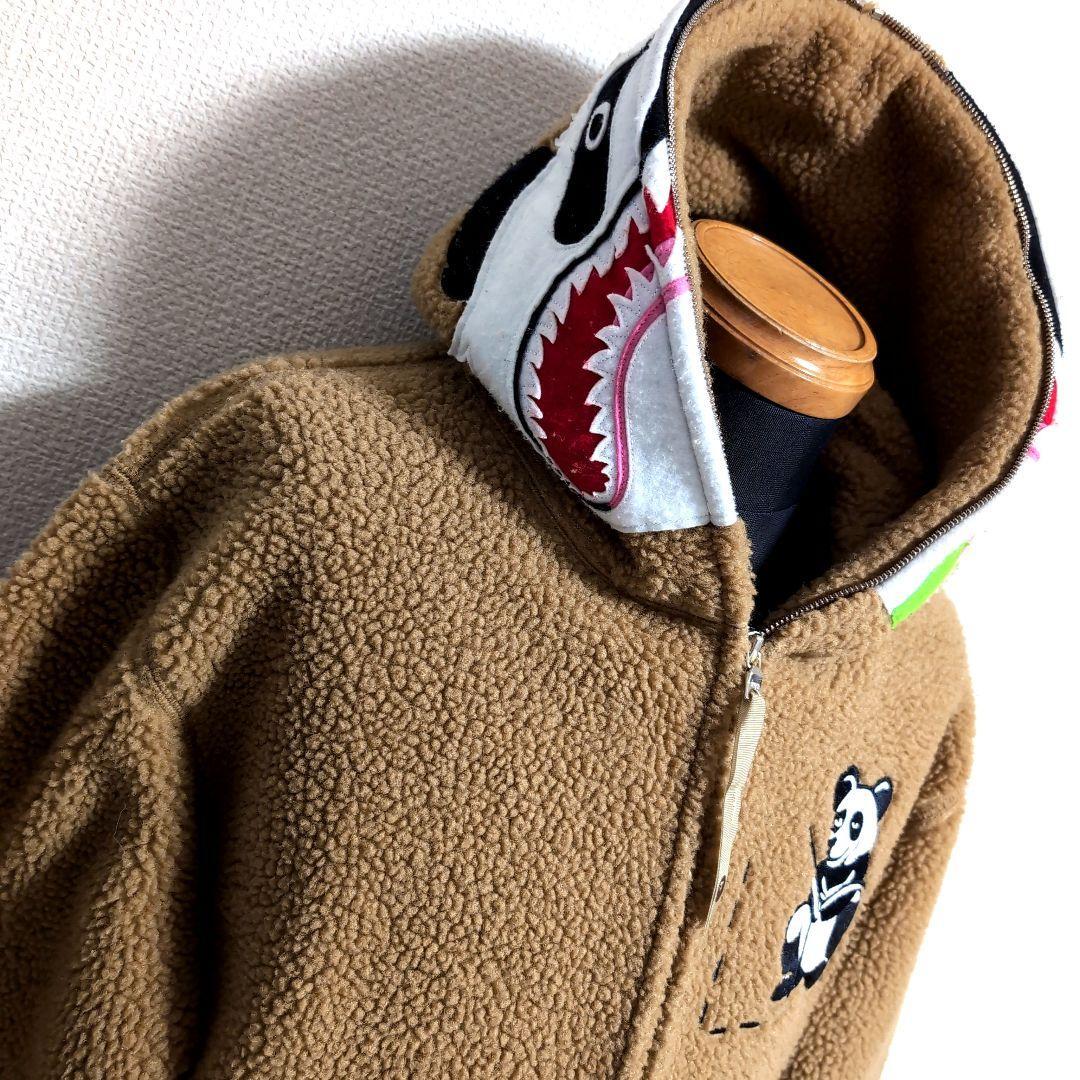 Aape By A Bathing Ape Fleece Jacket Men's Size M Body width 60cm