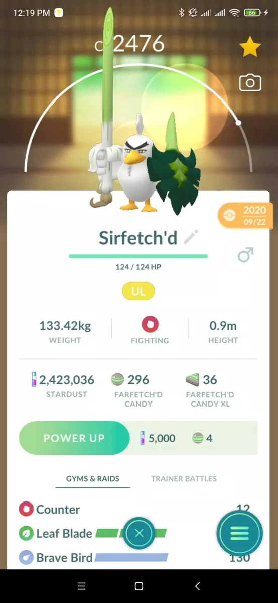 Sirfetch'd (Pokémon) - Pokémon GO