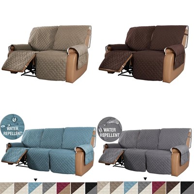 2 3 Seater Recliner Chair Cover Relax Lounger Towel Armchair Cover Slipcovers