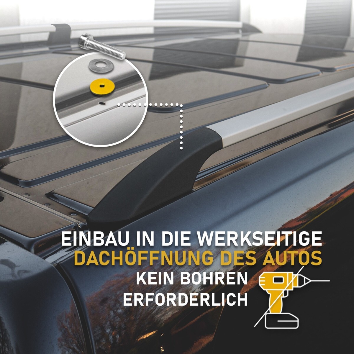 FOR VW T6 MULTIVAN 2015-2019 SHORT SEPARATE ROOF RACK SUPPORTS FOR ROOF