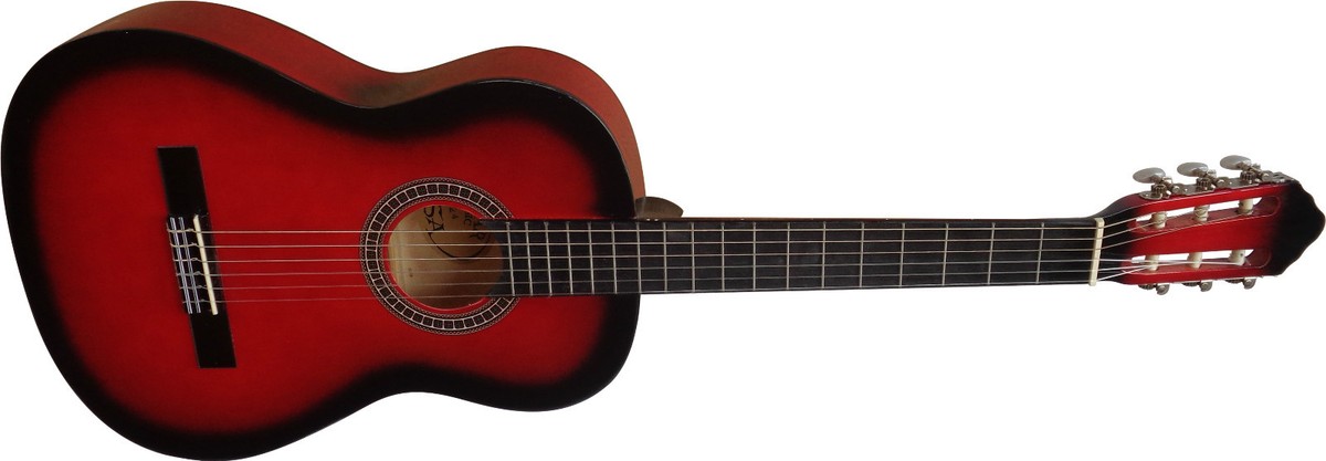 Chitarra, 4/4, Borsa + Nastro-IM SET-capodaster + Corde Extra