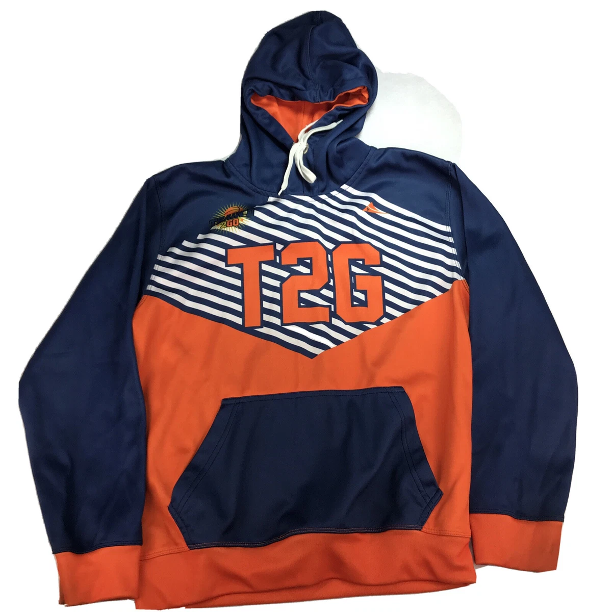 Trainu0026#039;d 2GO Basketball Sweatshirt Mens Small Orange Pullover Hoodie  Tri State | eBay