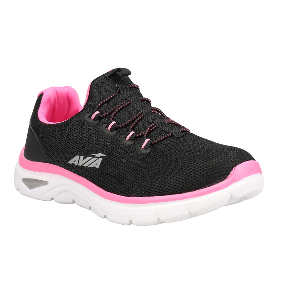 Avia AviJunction Slip On Womens Black, Pink Sneakers Casual