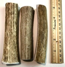 3 PACK- SMALL Premium Organic Split Elk Antler Dog Chews- High Country Antlers