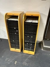 GORGEOUS CABINETS 2 TO HOLD WATCH TRAYS WITH SLIDING DOORS WATCH TRAYS INCLUDED