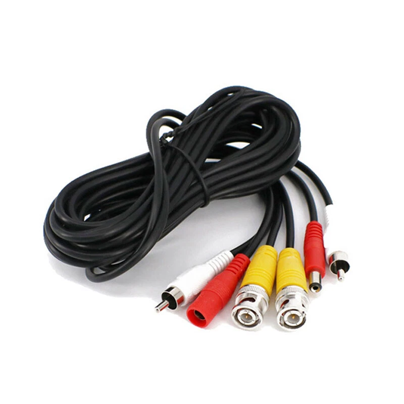 BNC DC RCA Video Audio Power Cable Cord Extension Wire for Security Camera DVR - Image 4 of 4