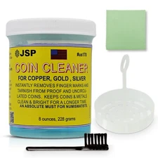 JSP Super Coin Cleaner for Copper Gold Silver Precious Metals Brightens Tarnish