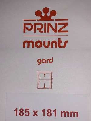         PRINZ STAMP MOUNTS 185/181    ***WE ARE A VETERAN SUPPORTIVE BUSINESS***
