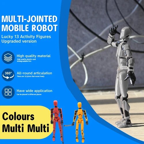 T13 Action Figure,Titan 13 Action Figure Toy Robot,3D Printed Jointed Movable - Picture 24 of 104