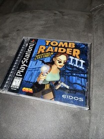 Tomb Raider III &bull; Playstation PSOne &bull; Complete CIB &bull; Black Label Sony PS1