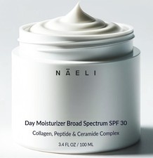 Face Moisturizer with SPF 30, Anti Aging Collagen & Peptide Cream, Reduces Wr...