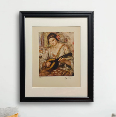 Pierre-Auguste Renoir Hand-Signed Original Print With COA & +$3500 USD Appraisal