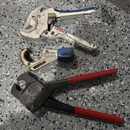 Lenox 1-5/8 in. Ratchet PVC/21011 Cutter/3/4 in. Crimps (ALL PARTS/NOT WORKING)