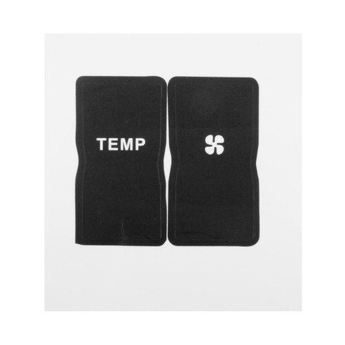 Repair Sticker Sticker Set Black Control Switch Button Direct Replacement Front - Picture 10 of 12