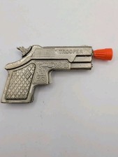 Vintage Hubley "Trooper" Cap Gun Miniature Die-Cast Toy Pistol 1950s Working