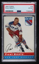 1954-55 Topps Paul Ronty #15 PSA 4 0ll
