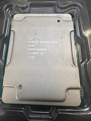 Intel Xeon Gold 6210U CPU 20-Core 2.50 GHz Socket 3647 (1S) 150 Watt TDP - SRF9B