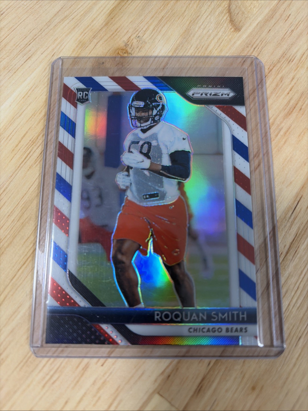 🏈 2018 Panini Prizm Football Red White Blue Prizm Rookie #242 Roquan SMITH 🏈🔥