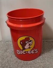 Buc-ee’s Red Mini Bucket Official Bucees Logo Collectible Souvenir Pail