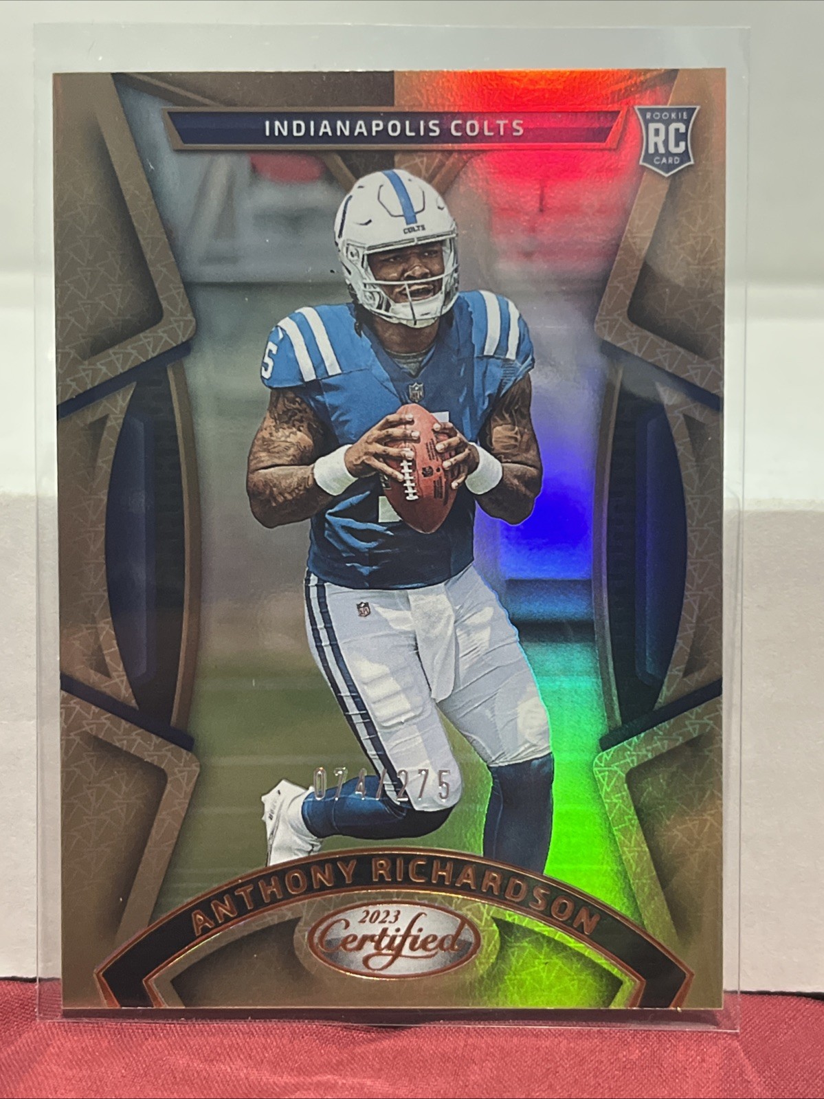 2023 Panini Certified - Rookies Mirror Bronze #162 Anthony Richardson /275 (RC)