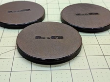 Set of 3 replacement lids for L&R Master watch cleaning machine jars, no threads