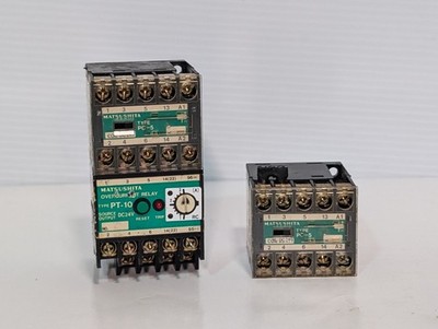 Matsushita PC-5 (Contactor)  PT-10 (Overcurrent Relay) Assembly + Spare PC-5