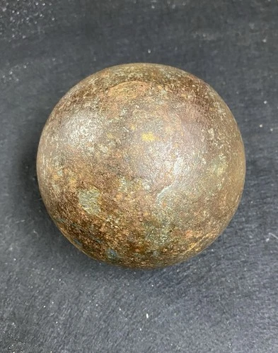 10 Ilb Antique Cast Iron Cannon Ball, Unknown War Era