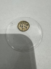 Vintage W.B. C. Pocket Watch Mineral Crystal 39.56mm 17 9/16 15 3/4 7 Clear
