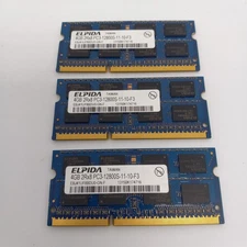 12GB (3x4GB) Elpida DDR3 Laptop RAM PC3-12800S SO-DIMM 1600MHz